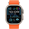 Apple Watch Ultra 2 49mm Natural Titanium Case Orange Ocean Band, Для других стран AWU2-2